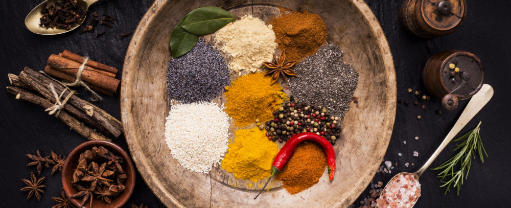 assortment of spices, tradition and culture