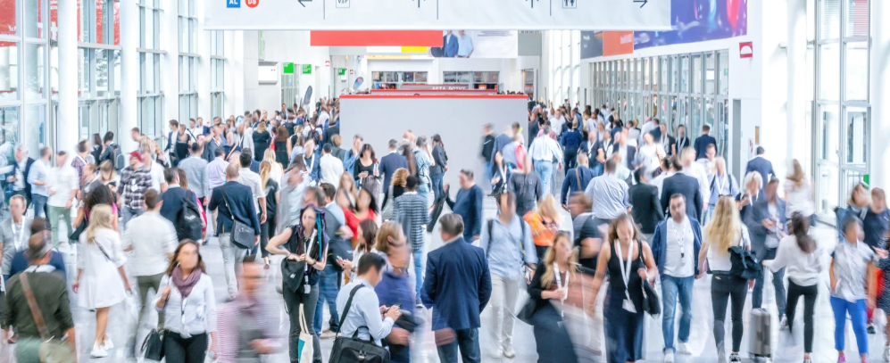 Busy Trade Show Floor